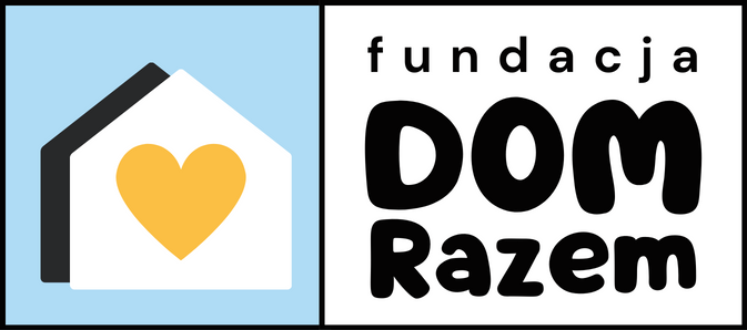 Logo fundacji black frame